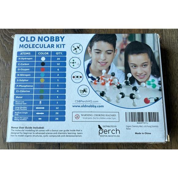 Old Nobby Organic Chemistry Molecular Model Kit Pieces Complete *NO INSTRUCTIONS - Picture 2 of 6